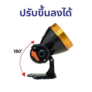 HLX ไฟฉายคาดหัว ตรานก กันน้ำ ลุยฝนได้ ไฟฉาย LED หมุนหรี่แสง ชาร์จได้ หม้อแบต เดินป่า ส่องกบ กรีดยาง แบตอึด HL-603