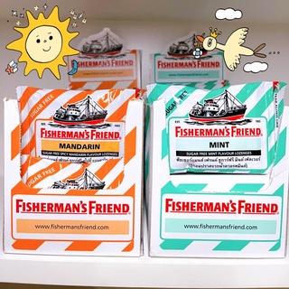 ฟิชเชอร์แมนส์ เฟรน Fishermans Friend Sugar Free ลูกอมปราศจากน้ำตาล แบบซอง