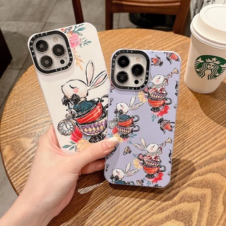 เคสโทรศัพท์มือถือ ซิลิโคน ลายกระต่าย สําหรับ iPhone