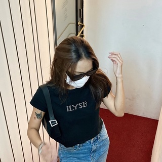 เสื้อ ILYSB Baby tee | I love you so bad (Black)