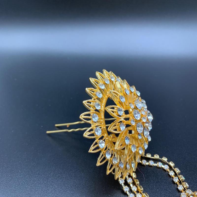 Vintage jewelry เครื่องประดับผม ชุดไทย ปิ่นปักผมออเจ้า สีทองสีดำหลายสไตล์ ปิ่นปักผม