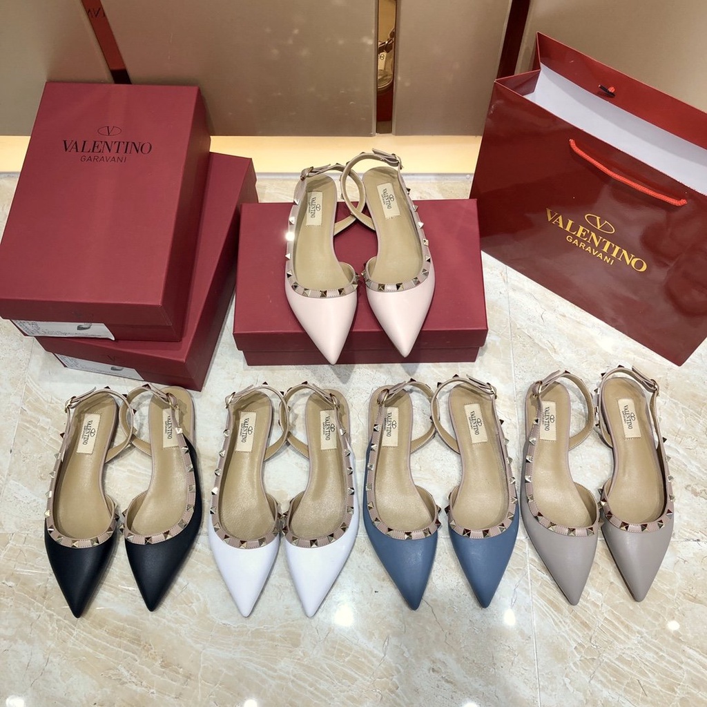 รองเท้าแตะส้นแบนผู้หญิง Valentino Valentino