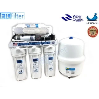 UNIPURE เครื่องกรองน้ำ +แร่ RO 100 GPD 6 ขั้นตอน Reverse Osmosis ถัง 3.2 แกลลอน 1 ตัวต่อคำสั่งซื้อ
