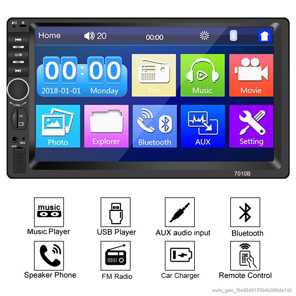 7quot Multimedia Video Player Car Stereo Mp5 Bluetooth Auto Audio