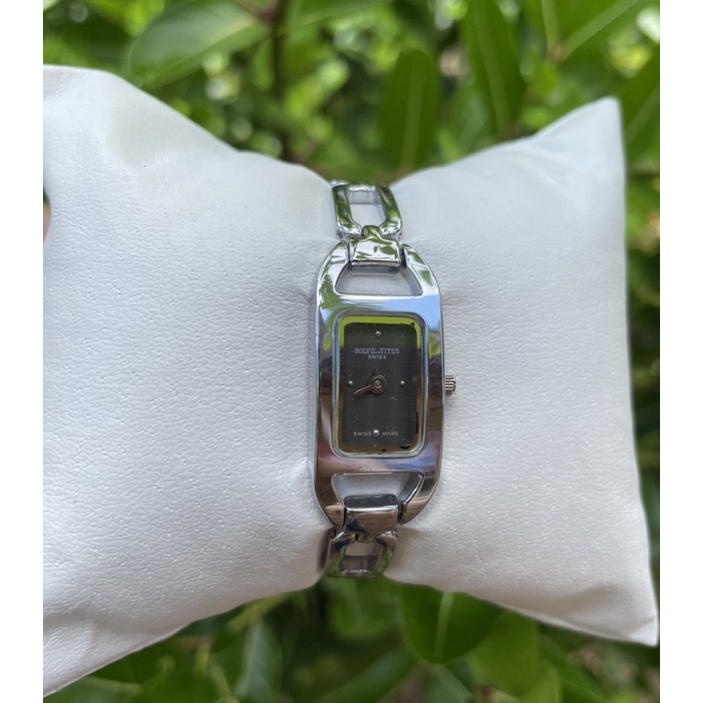 นาฬิกา Sovil et titus มือสอง แท้💯 หน้าปัดดำ สภาพสวย💕