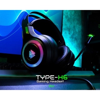 EGA TYPE H6 GAMING HEADSET 7.1 Surround หูฟังเกมมิ่ง หูฟังเล่นเกมส์ รับประกันศูนย์ 2 ปี