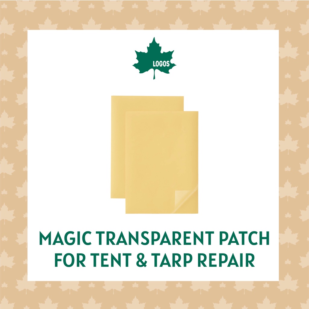 LOGOS สติ๊กเกอร์ซ่อมเต็นท์ Magic Transparent Patch for Tent &amp; Tarp Repair