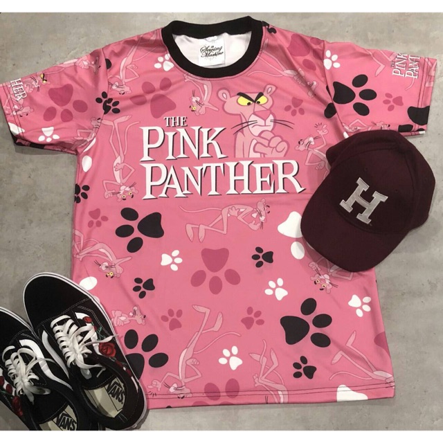 เสื้อยืด &amp; เดราลาย Pink panther