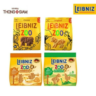 Leibniz zoo Original butter biscuits Cocoa Jungle Milk&amp;Honey Spelt&amp;Oat ขนาด 100 กรัม (g.)มี 4 แบบให้เลือกBBE:02-04/2024