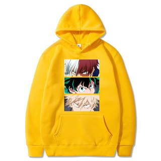 เสื้อกันหนาว มีฮู้ด ลายการ์ตูนอนิเมะ Deku Bakugou Shoto Todoroki My Hero Academia สําหรับผู้ชาย GT