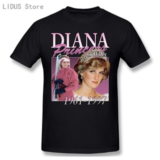 ผ้าฝ้ายคอกลมเสื้อยืดแขนสั้น ผ้าฝ้าย พิมพ์ลายเจ้าหญิง Diana สีชมพู สไตล์ฮิปฮอป สําหรับผู้ชายfrom S-4XL