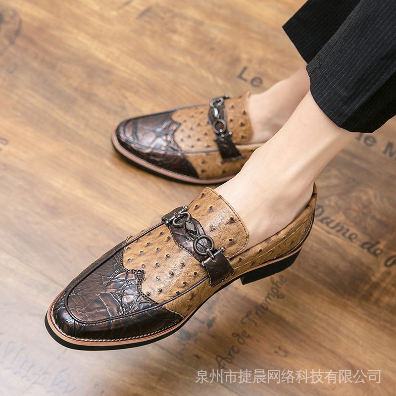 New arrival! Retro classic fashion luxury formal leather shoes for men P6ZY #4