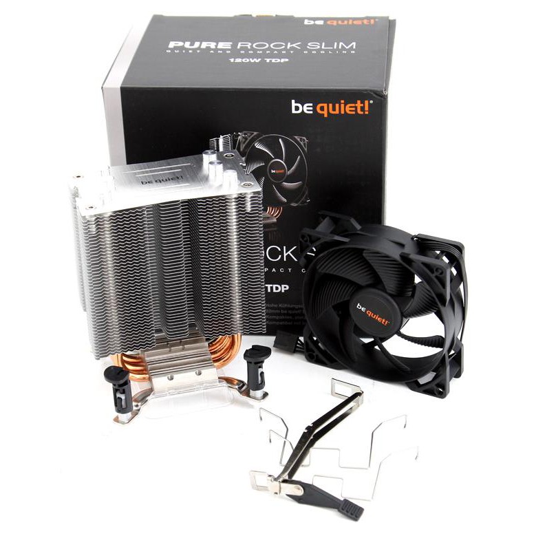 รับ 1700 Be quiet! Pure Rock Slim 2 BK030, 120W TDP, CPU Air Cooler พัดลมซีพียู BK030