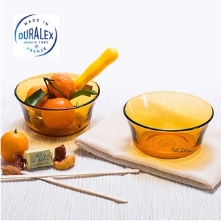 (5) ชามอําพัน Duralex (10.5 ซม. x 5 ซม. / 250 มล.) - 5 Biji Amber Bowl 