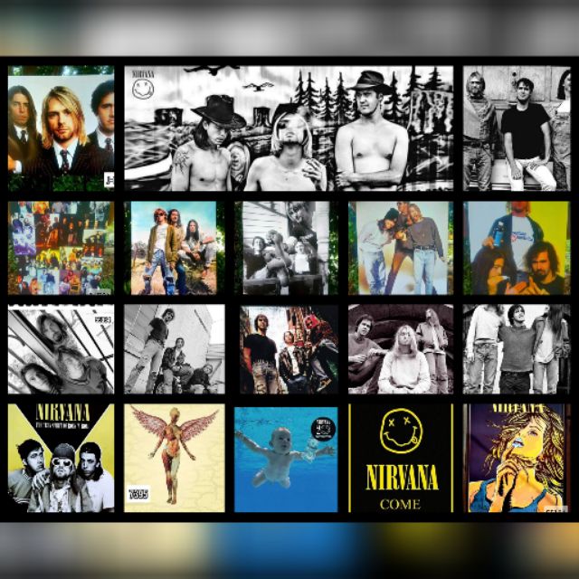 Nirvana โปสเตอร์ติดผนังวง Nirvana