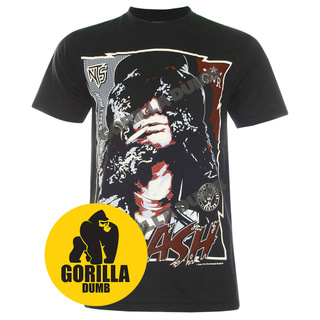 Gorilladumb เสื้อยืดลายวงดนตรี สแลส Slash Guns N Roses Smoke