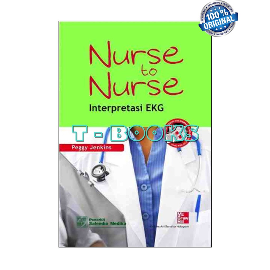 ORIGINAL BOOK Nurse to Nurse EKG Interpretation / Peggy Jenkins