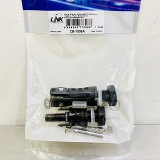 LINK MC4 Connector โซล่าเซลล์ แบบติดตู้ ติดแผง ติดบ๊อก รุ่น CB-1006A