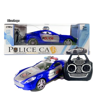 POLICE CAR R/C รถตำรวจบังคับรีโมทไร้สาย 6 ทิศทาง รถตำรวจบังคับพร้อมสายชาร์จ รุ่นใหม่ล่าสุด สุดมันส์