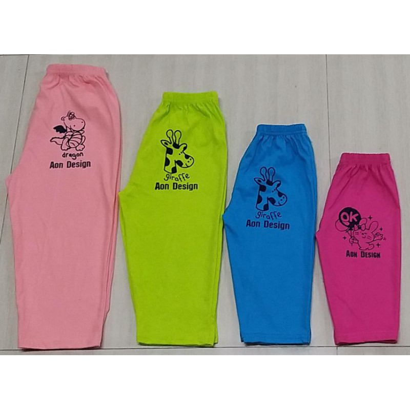 💥แพ๊ค 6 ตัว💥 ขายาวเด็ก ผ้าคอตตอน 0-8 ขวบ - รูปที่ 2