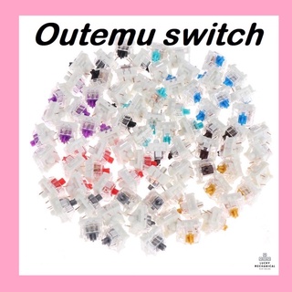 แหล่งขายและราคา[พร้อมส่ง] Outemu Switch < Blue Red Brown Black Purple Green Gold Silver > ราคาต่อสวิชอาจถูกใจคุณ