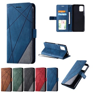 เคส Motorola Moto G50 G60 G40 G30 G20 G10 G9 Play G8 E7i Power Lite G 5G Plus E7 2021 Case Flip Cover Wallet Leather TPU Card Slots Strap Stand