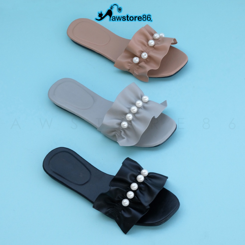 Alysa MS09 รองเท้าแตะแบบสวม Pearl Drยับ Kokop