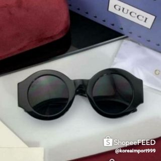 Gucci Interlocking GG Round Acetate Sunglasses