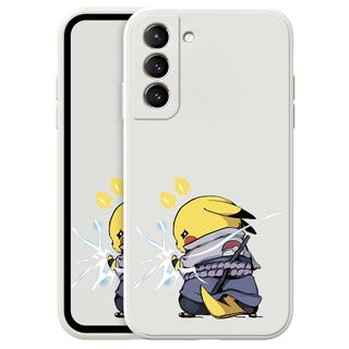 เคสโทรศัพท์มือถือ ลายการ์ตูนนารูโตะ ปิกาจูน่ารัก สําหรับ Samsung Galaxy S21 + Plus 5G Ultra NOTE20 Ultra S10E Lite Plus Phone Casing  Silicon Fashion Camera Lens Protector Full Cover simple Liquid silicone Cases