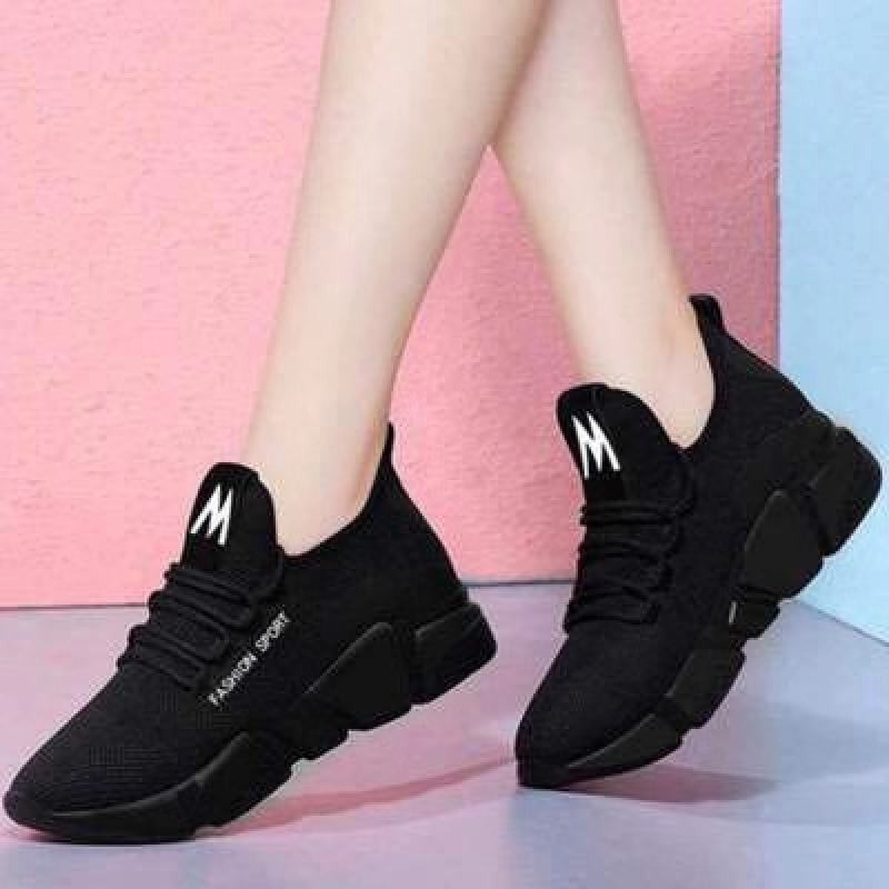kstar * พร้อมส่ง  รองเท้าผ้าใบแฟชั่น รองเท้าทรงสลิปออน รุ่น M07 สกรีน Fashion Sport มี 3 สี