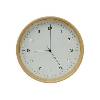  นาฬิกาแขวนผนัง รุ่น MG2015-YP186-LBN ขนาด 31.7 x 31.7 x 4.5 ซม. สีน้ำตาล HOME Wall Clock MG2015-YP186-LBN Size 31.7 x 3