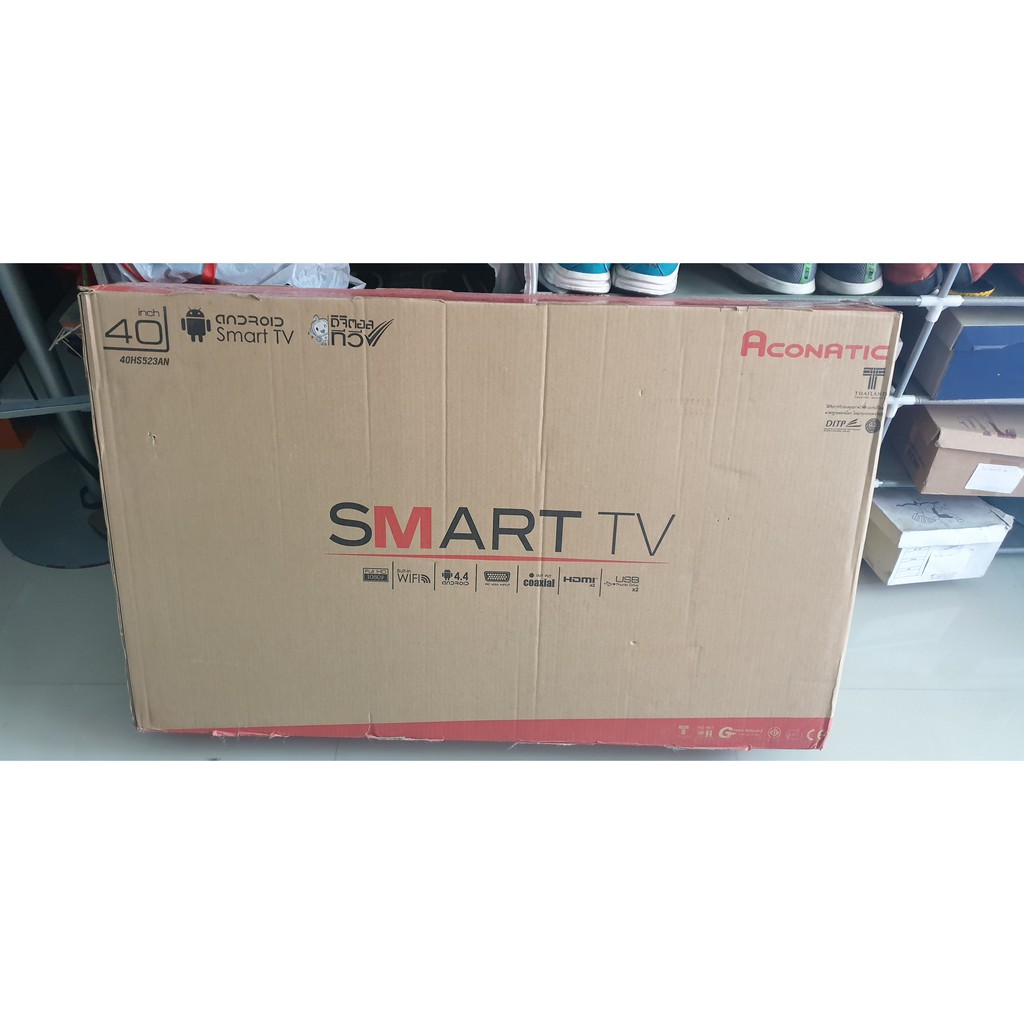 ขาย Android TV 40 นิ้ว ราคา 4,900 บาท สภาพใหม่ มีกล่อง มีประกันศูนย์ ขายเพราะซื้อจอใหญ่กว่านี้