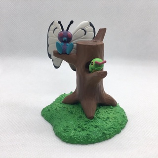 Butterfree + Caterpie  pokemon Hide And Seek At the Desk – RE-MENT