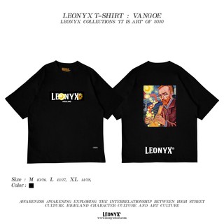 เสื้อยืดอินเทรนด์ขนาดเต็มเสื้อยืดแขนสั้น"VANGOE" LEONYX T-SHIRTS-3XL