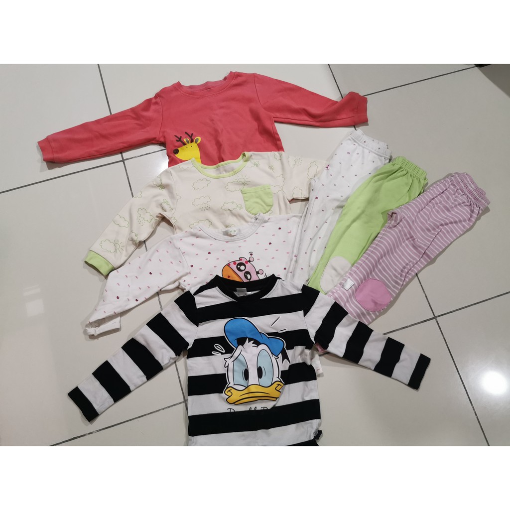 PRELOVED SLEEPWEAR FOR AGE 4-6(UNISEX)