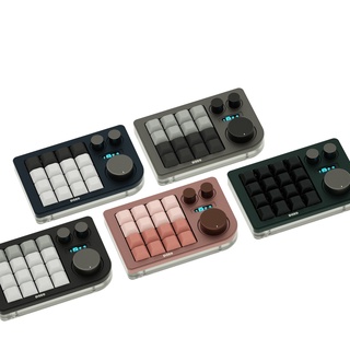 Programmable Knob Mini Wired Mechanical Keyboard Numeric Keypad QMK Support VIA Gasket Hot Swap Scoket Switch RGB Backli