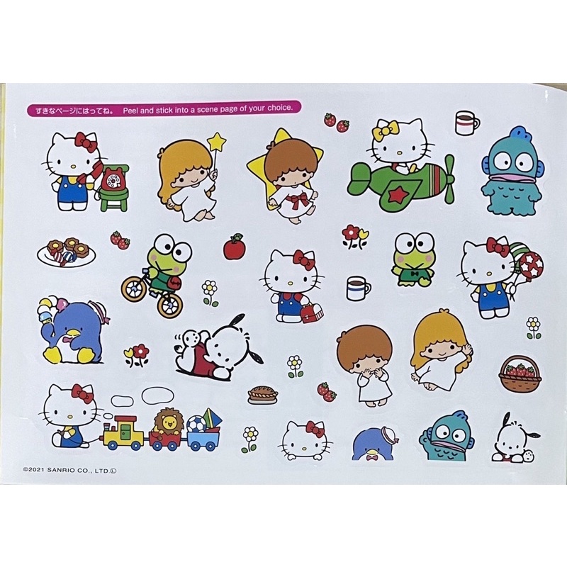 สมุดสติ๊กเกอร์ สติ๊กเกอร์ ลอกออกแปะซ้ำได้ สินค้าแท้จาก🇯🇵 100% - รูปที่ 5