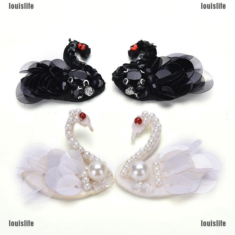 All'ingrosso Fatto A Mano 3D Perline Con Paillettes Fiori Ricami In Pizzo Appliq - Foto 6