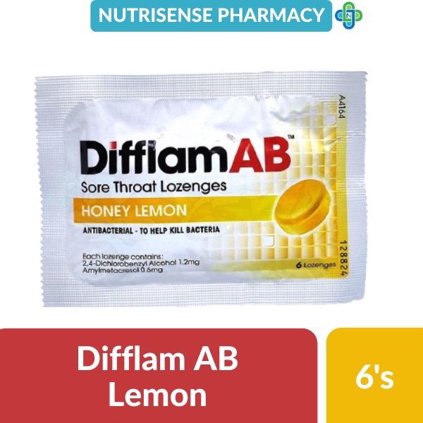 Difflam AB Lemon Lozenges -6s