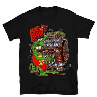 [100% Cotton] เสื้อยืด ลายหนูตัวใหญ่ Ed Big Daddy Roth Rat Fink ของขวัญวันขอบคุณพระเจ้าเสื้อยืด