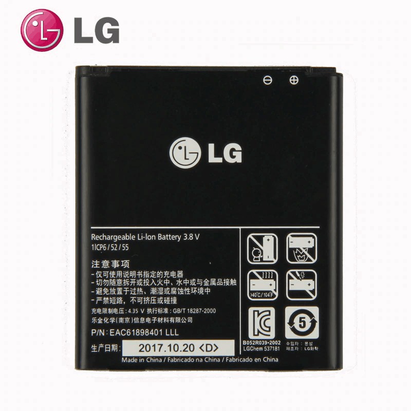 แบตเตอรี่สำหรับLG O Ptimus L9 P769 P760 P765 P768 O Ptimus 4กรัมEAC61898401 HD P880 LTE 2ครั้งที่สอง
