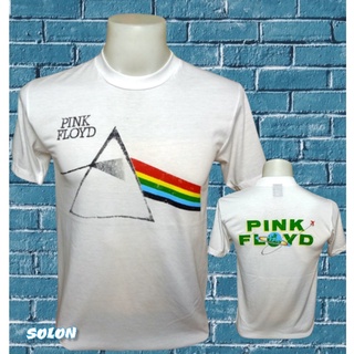 เสื้อวง Pink Floyd แขนสั้น ไม่มีตะเข็บข้าง คอฟิต ป้ายUSA เสื้อวง เสื้อผู้ชาย เสื้อทัวร์ วงร็อคคต่างประเทศ