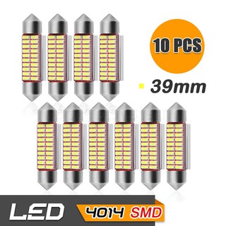 65Infinite (แพ๊ค 10 C5W 4014 20SMD 39mm) LED C5W 4014 20SMD 39mm ไฟส่องป้ายทะเบียน Super Bright ความสว่างสูง