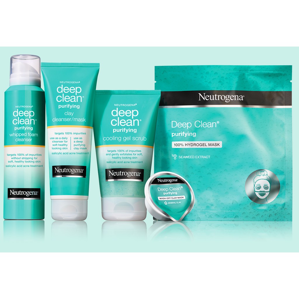 neutrogena deep clean clay cleanser