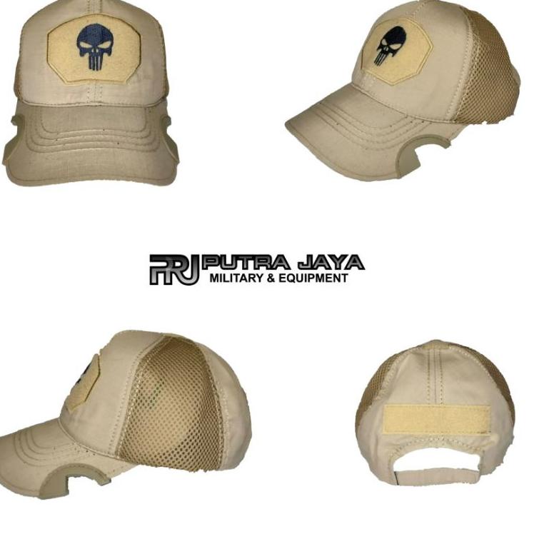 C7S7 ( ) PUNIHSER HAT COAK PUNIHSER LOGO NET CANVAS HAT F9Y