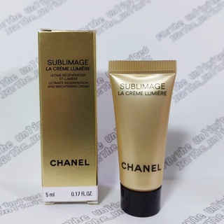 (ล็อตใหม่มากค่ะ ผลิต 07/22) ครีมบำรุง Chanel Sublimage la Creme Lumiere 5ml