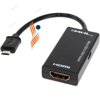 อะแดปเตอร์เชื่อมต่อ USB to HDMI MHL Micro USB Male to HDMI Female สำหรับ Samsung HTC Xiaomi