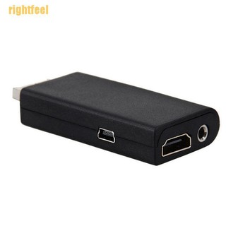 Rightfeel Hdv - G 300 Ps 2 To Hdmi 480 I / 480 P / 576 I อะแดปเตอร์เสียงและวิดีโอสําหรับ Psx Ps