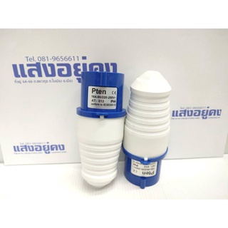 ปลั๊กเพาเวอร์ ตัวผู้ AT-013 2P+E 220-250V 16 A