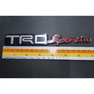 Plate Trd Sports ของรถ Toyota 18 x 3 xm